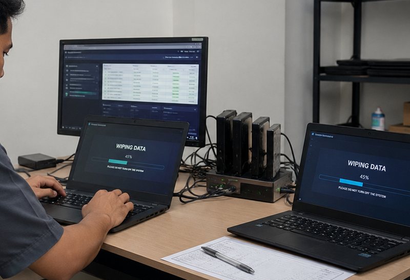 Proses Sanitasi dan Wiping Hard Disk, SSD serta Storage Server Standar NIST 800-88